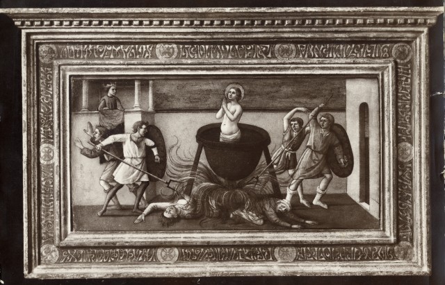 Brogi — Domenico di Michelino (Domenico di Francesco) - sec. XV - Martirio di santa Cecilia — insieme